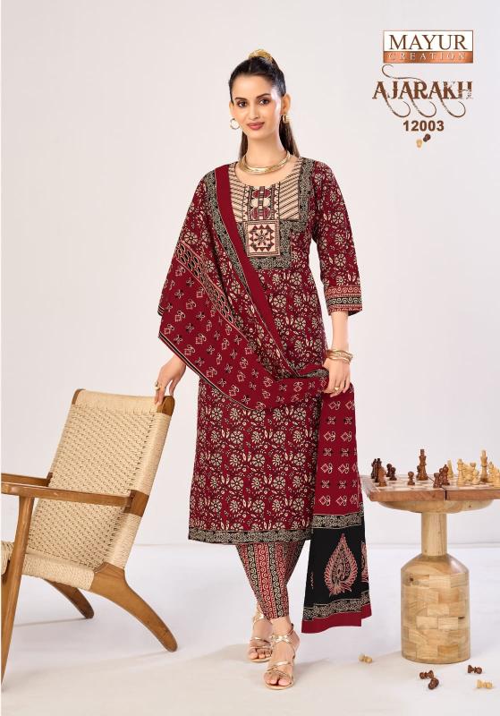 Mayur ajarakh vol 12 designer kurti wholesalers in delhi